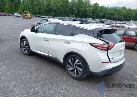 2017 Nissan Murano Platinum from USA, damaged, VIN 5N1AZ2MGXHN126423